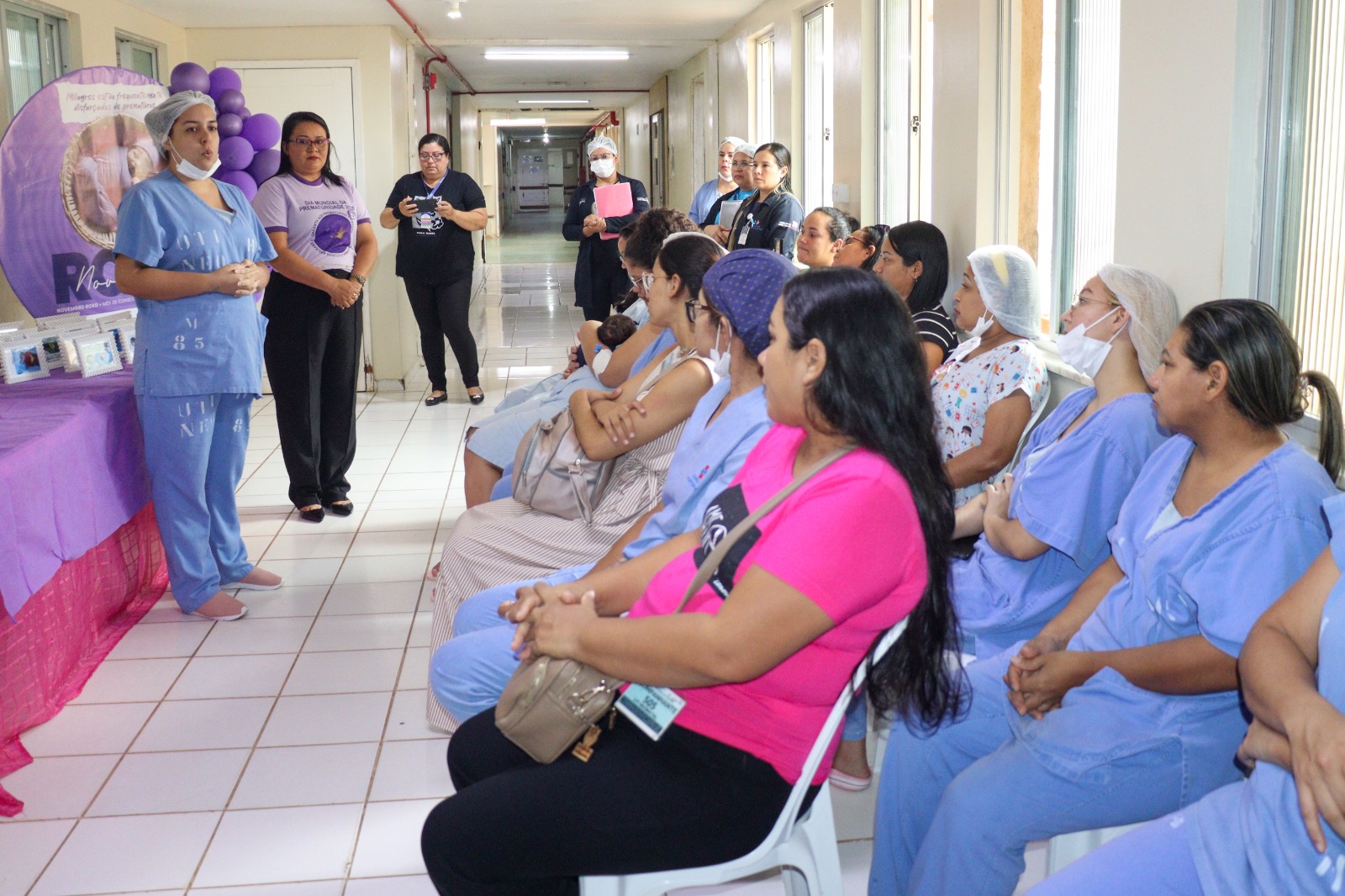 ​Novembro Roxo: Hospital Regional de Tucuruí destaca a importância da prevenção e do cuidado com a prematuridade