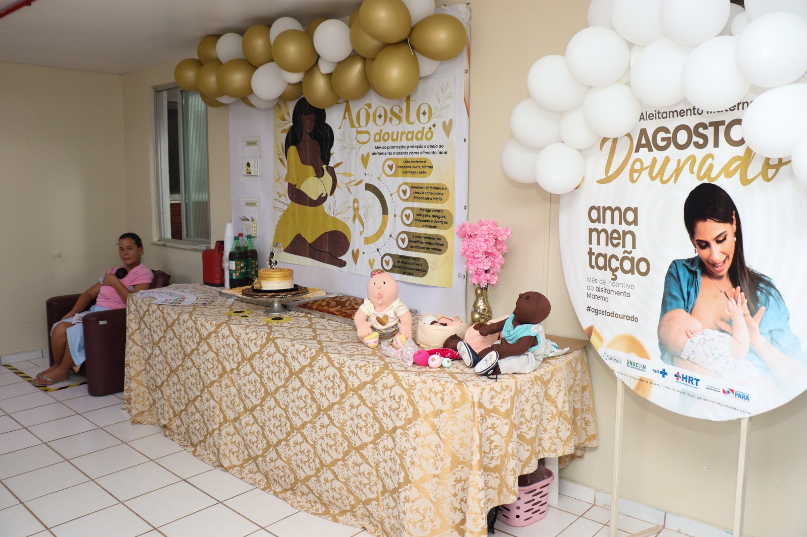 ​Agosto Dourado foi encerrado com uma roda de conversa para gestantes no HRT
