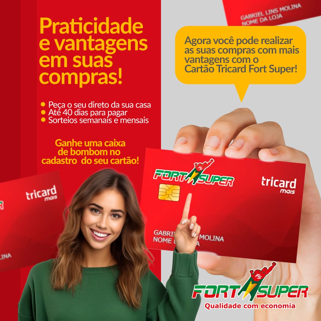Cartão Tricard Fort Super: Praticidade e vantagens em suas compras