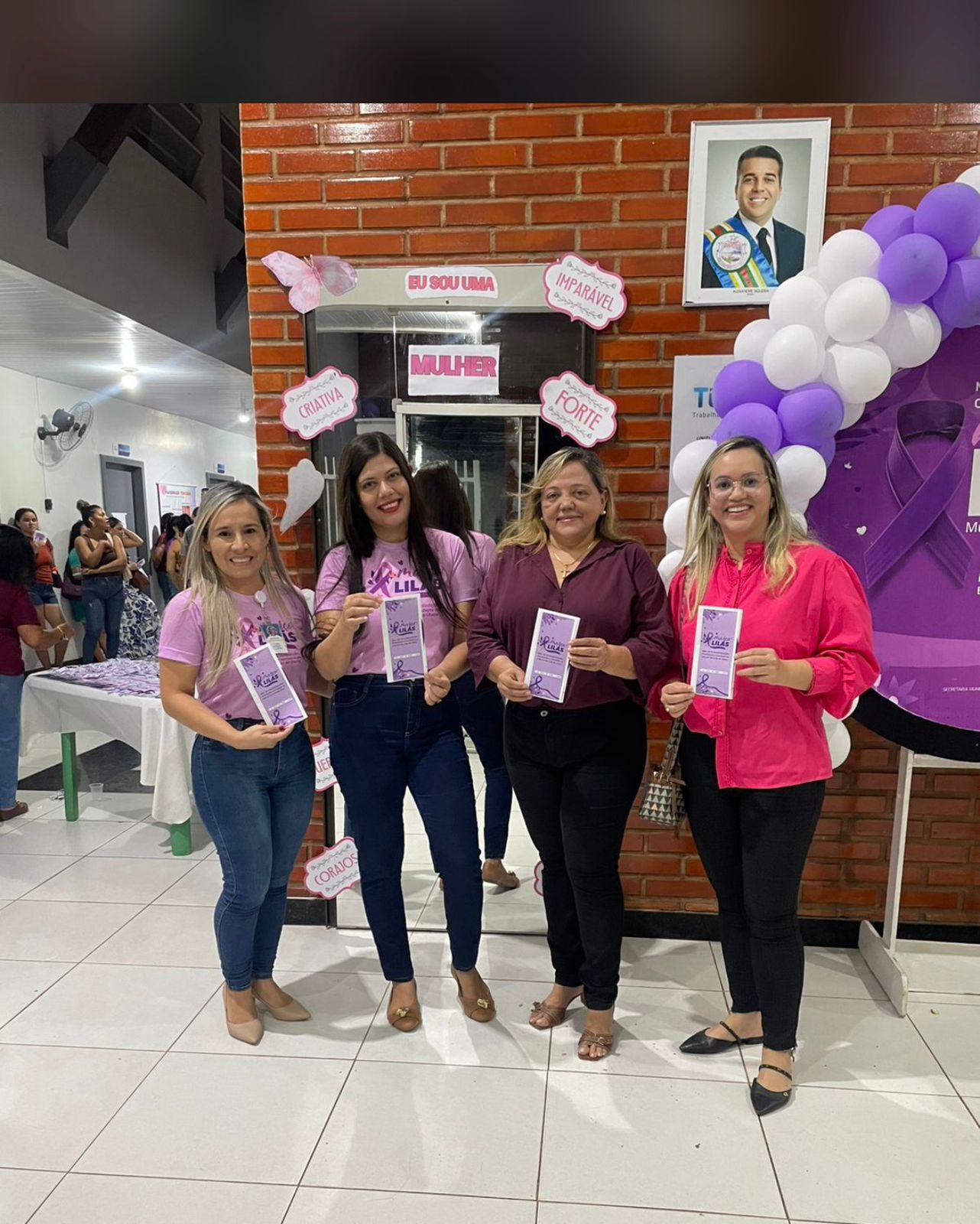 ​Parceria: Equipe do HRT e SMS oferece cuidados e prevenção à saúde feminina na UBS do Beira Rio no lançamento da Campanha Março Lilás
